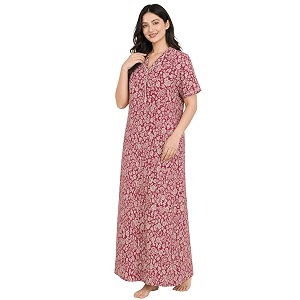Bahumaan Pure Cotton Nighty for Woman