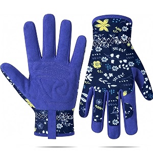baidast gardening gloves for women garden gloves for womens thorn proof for women39s gifts digging planting pruning weedingpurple