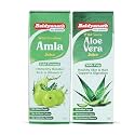 Baidyanath Amla juice and Aloe Vera Juice | Support Digestive Health, Constipation and Promote Liver Health, Aids Weight Loss | Immunity Boosting | Antioxidant | Cold Press | 1000ml + 1000ml