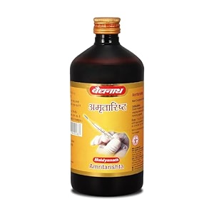 baidyanath ayurved amritarishta - 450 ml  boost digestive strength and appetite useful in cough cold and in general weakness  liquid