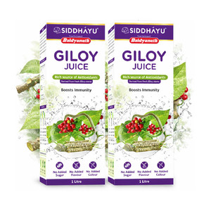 baidyanath boost immunity natural giloy juice pack of 2