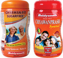 Baidyanath Chyawanprash Special 950g & Chyawan-Fit Sugarfree 1Kg (Pack of 2) (Combo Pack)