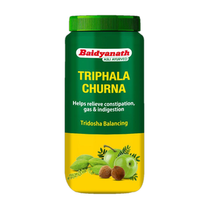 baidyanath triphala churna ayurvedic formula for digestion  gut health