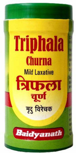 baidyanath triphala churna 100 gms pack of 2 helps relieve constipation  gas relief