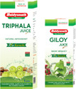 Baidyanath Triphala and Giloy juice combo (Pack of 2, 1.5)