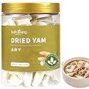 Baihuatang Natural Chinese Dried Yam Root Slice 200g/7.05 oz Huai Shan Yao Iron Stick Yam Shanyao Large Pieces Sulfur Free Natural Porridge and Soup Ingredients 铁棍山药 山药干 山药片 煮粥煲汤