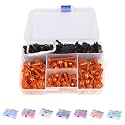 BAIONE Universal Fairing Bolt Kit 195 PCS M5 M6 Motorcycle Windscreen Screws Fasteners Accessories Replacement for Yamaha Honda Kawasaki Suzuki BMW Sportbike Mounting Kits Washers Nuts Screws Clips
