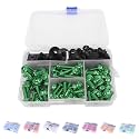 BAIONE Universal Fairing Bolt Kit 195 PCS M5 M6 Motorcycle Windscreen Screws Fasteners Accessories Replacement for Yamaha Honda Kawasaki Suzuki BMW Sportbike Mounting Kits Washers Nuts Screws Clips