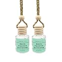 Baja Cactus Blossom Car Air Freshener Hanging, Long Lasting Essential Oil Diffuser for Car, 2 Pack Fragrance, Reusable Glass Bottle Car Freshener, Made in USA Simplee &amp; Co
