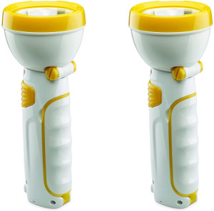 bajaj 12w hyperion torch white pack of-02 pes torch