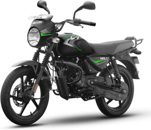 bajaj ct 125x booking for ex-showroom price ebony black green decal