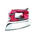 Bajaj Majesty Macho 2000 Watts Heavy Weight Steam Iron | Anti-Scale & Anti-Drip Technology | Non-Stick Coated Soleplate 【Red】