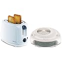 Bajaj Majesty RX11 2000 Watts Heat Convector Room Heater (White) & Bajaj ATX 4 750-Watt Pop-up Toaster, White Electric Toaster