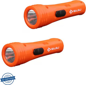 bajaj raftaar mini 1 watts led orange rechargeable torch-02 torch