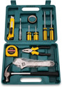 Bajrayo 12 Piece Home Repair Tool Kit with Hammer, Wrench, Pliers & Screwdrivers 12 In 1 Electrical Hand Tool Kit Set With Screwdriver, Hammer, Measuring Tape Tool Box