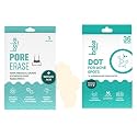 BAKE 2% Salicylic Acid Hydrocolloid Pimple Patches (72 Dots) &amp; Nose Strips (3 Patches) | Absorbs Oil, Prevents Acne | Waterproof Patches | For Acne &amp; Blemishes - 72 Dots, 3 Strips