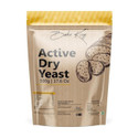 Bake King 500gm Instant Dry Yeast Powder, 500gm for Pizza Base Pantry, Pao, Bread, Cake, Naan, Bun Prime Active Dry Yeast Packet Yeast Powder (500 g)