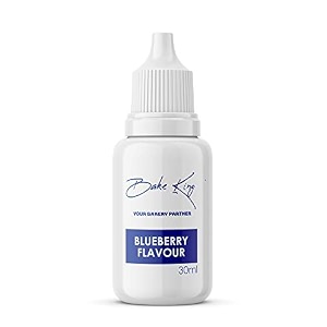 bake king blueberry flavour essence 30ml  baking essential ideal for cakes jams cookies ice creams chocolate