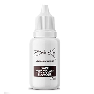 bake king dark chocolate flavour essence 30ml  baking essential ideal for cakes jams cookies ice creams chocolate