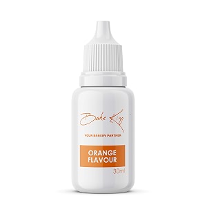 bake king orange flavour essence 30ml  baking essential ideal for cakes jams cookies ice creams chocolate