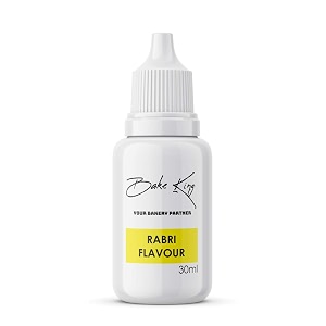 bake king rabri flavour essence 30ml  baking essential ideal for cakes jams cookies ice creams chocolate