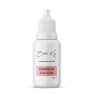 bake king ras malai flavour essence 30ml  baking essential ideal for cakes jams cookies ice creams chocolate