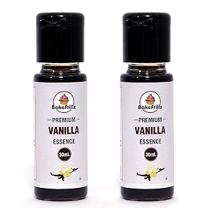 bakefrillz vanilla 30 ml x 2 food flavor essence for cake baking ice creams puddings cookies essence for cake making