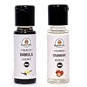 Bakefrillz Vanilla and Strawberry Food Flavor Essence Combo for Cake Baking, Ice Creams, Puddings, Cookies Making, 30 mlx2