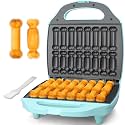 Baker's Friend Dog Treat Maker Machine In 2 Shapes, 16 Bones Molds, Gifts For Dog Lovers, Personalized Present, Snack Machine, Brush & Recipes Included, Aqua