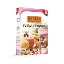BAKERS Custard Powder | Raspberry Flavor | (100g x 4, 400g) | Contains No Eggs | Long Shelf Life | Makes Smooth, Creamy, Testy & Juicy Custard | Quick & Easy to Make |Best For Fruit Salads & Puddings