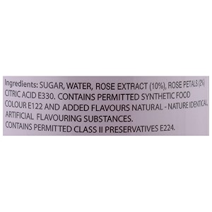 bakers king malas fruit crush syrup for cake rose  750ml  pack of 1 