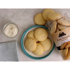bakevora premium coconut cookies  handcrafted by ibca certified chef  no preservatives amp chemicals  100 eggless amp crunchy  pack of 6  300g each  total 18kg