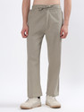 Baksh collection Relaxed Men Light Green Trousers
