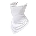 Balaclava Neck Gaiter with Ear Loops Scarf Bandana UV Sun Protection Outdoors Face Mask Cover for Women Men