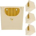 Balacoo 12 Pcs Plastic Bird Nest Box, Bird Breeding Box with Hooks for Cage