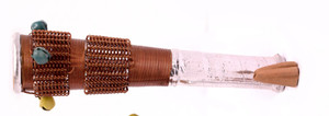 balaji craft villa handmade hookah chillum copper wiring with gitti 5 inch earthenware hookah multicolor