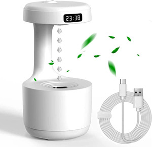 balaji enterprise room creative backflow humidifier with floating droplet effect and dual mist modes humidifier