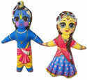 Balaji International Radha Krishna Dolls for Kids Small Set 5.5 inches  - 5.5 inch