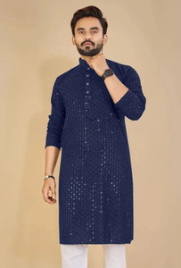balajiis men embellished straight kurta