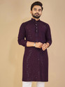 balajiis Men Embellished Straight Kurta