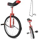 Balance Unicycle, Height Adjustable, with Unicycle Stand, Suitable for Street Riding, Stunts