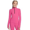 baleaf Girls Fleece Shirts Half Zip Long Sleeve Kids Winter Jacket