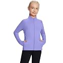 baleaf Kid's Fleece Jacket Full-Zip Raglan Sleeve Riding Shirts