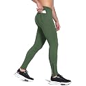 baleaf Men's Winter Running Tights Thermal Cycling Pants Water Resistant Fleece Leggings Zipper Pockets Cold Weather Gear