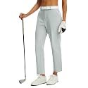 baleaf Women's Golf Pants Straight Leg Work Casual Slacks