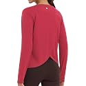 baleaf Women's Long Sleeve Workout Tops Quick Dry Shirts Split Back