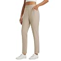 baleaf Womens Pants Petite Travel Stretchy Work with Zip Pockets Slacks