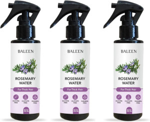 baleen rosemary water for hair growth spray bottle for hair fall control- 100ml x 3 300 ml