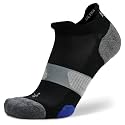 Balega Unisex Ultraglide Cushioning Performance No Show Athletic Running Socks (1 Pair), Black, X-Large