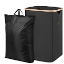 BALEINE 100L Laundry Hamper with Lid, Large Laundry Basket Bin